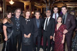 Group photo with Natasha Koifman, Jackson Browne, Susan Sarandon, Ben Stiller, Hari Ravichandran, Jonathan Scott, Drew Scott and Linda Phan